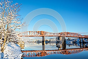 Broadway Bridge Reflection