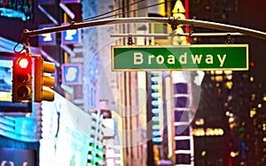 Broadway sign