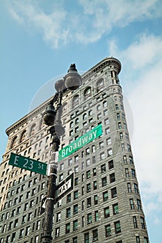 Broadway sign in New York City, USA