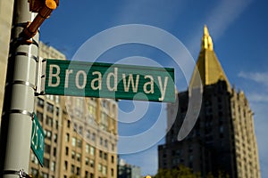 Broadway sing in sunny atmosphere photo