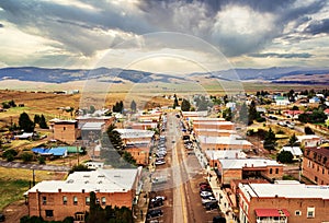 Broadway Street of Philipsburg, Montana