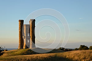 Broadway Tower at sunset