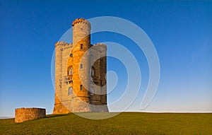 Broadway Tower before sunset, Cotswolds, UK