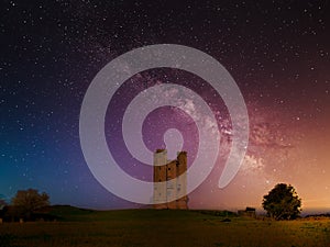 Broadway Tower Worcestershire by starlight photo