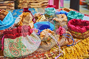 Brocade gift bags, Shiraz, Iran