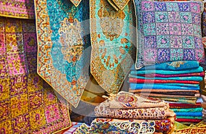 Brocade souvenirs from Shiraz, Iran