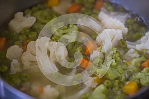 Broccoli cauliflower soup