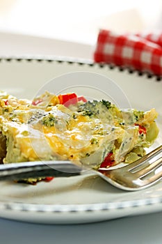 Broccoli Cheese Egg Frittata