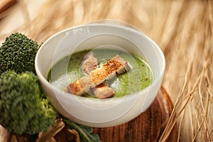 Broccoli cream soup