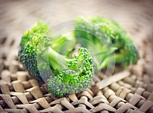 Broccoli. Fresh green broccoli bunch