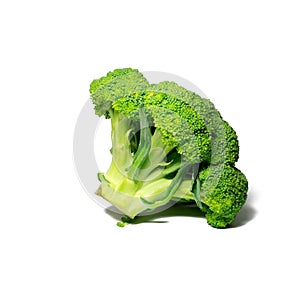 Broccoli isolated on white. food, object.