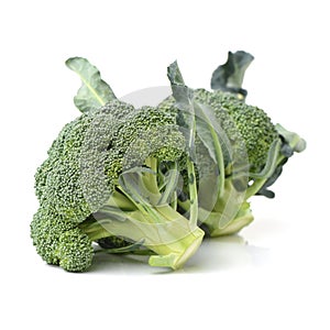 Broccoli with leaves