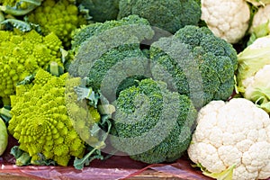 Broccoli on a market