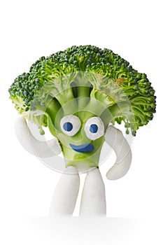 Broccoli mascot