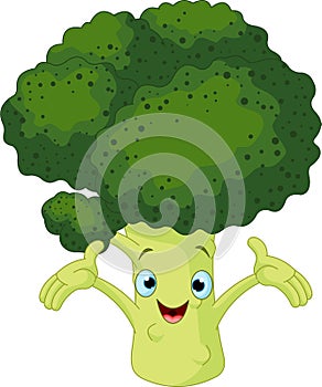 Broccoli Presenting Something photo