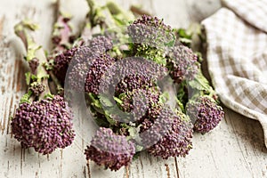 Broccoli rabe also known as rapini photo