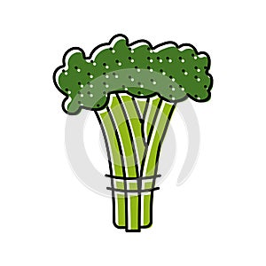 Brócoli icono ilustraciones 