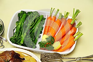 Broccolini And Carrots