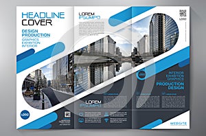 Brochure 3 fold flyer design a4 template.