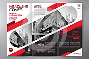 Brochure 3 fold flyer design a4 template.