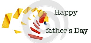 Brochure of card for a Father`s Day