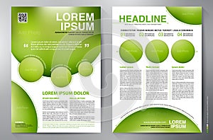 Brochure design a4 template