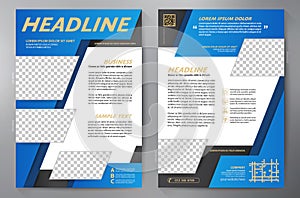 Brochure design a4 template.