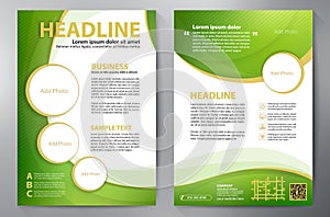 Brochure design a4 template.
