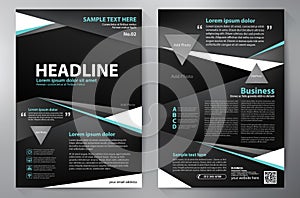 Brochure design a4 template.