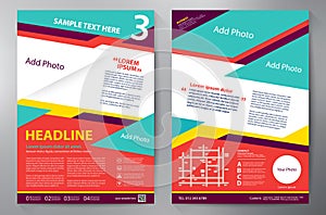 Brochure design a4 template.