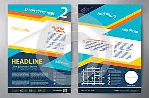 Brochure design a4 template.