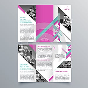 Brochure design, brochure template