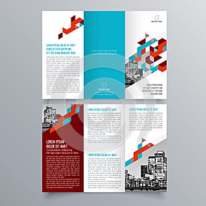 Brochure design, brochure template