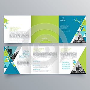 Brochure design, brochure template, creative tri-fold, trend brochure