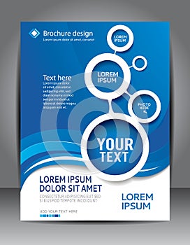Brochure design content background