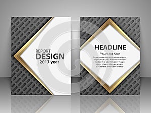 Brochure design template. Report, flyer, business layout, presentation template A4 size.