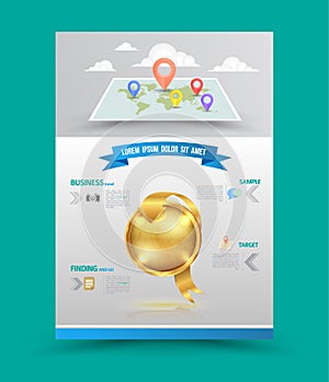 Brochure Flyer graphic design Layout template