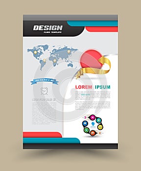 Brochure Flyer graphic design Layout template