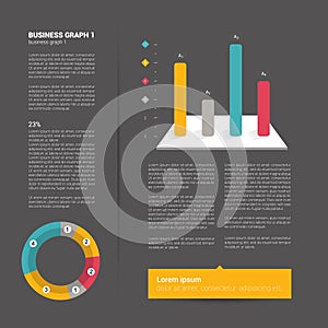 Brochure, flyer, newsletter, annual report layout template.