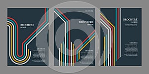 Brochure Flyer template, Business cover background, brochure layout, cover design, annual report anual report