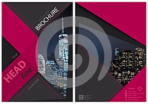 Brochure Graphic Design with Night City