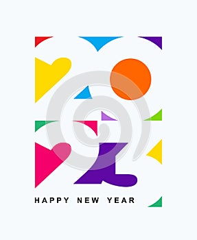 Brochure Happy New Year 2023, banner. Logo calendar cover design template. Cover of business diary for 2023 with wishes. The art