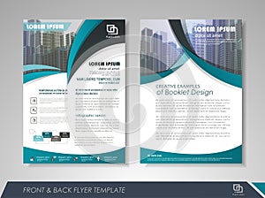 Brochure layout design template