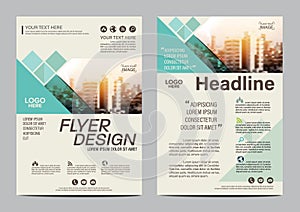 Brochure Layout design template. Annual Report Flyer Leaflet cover Presentation Modern background. illustration in A4