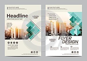 Brochure Layout design template. Annual Report Flyer Leaflet cover Presentation Modern background. illustration in A4