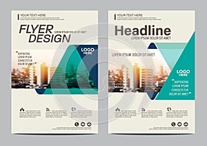 Brochure Layout design template. Annual Report Flyer Leaflet cover Presentation Modern background. illustration in A4