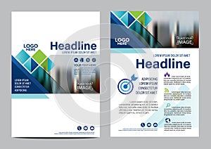 Brochure Layout design template. Annual Report Flyer Leaflet cover Presentation Modern background. illustration vector in A4