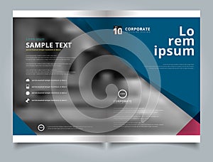 Brochure layout design template, Annual report, Leaflet, Advertising, poster, Magazine, Business for background