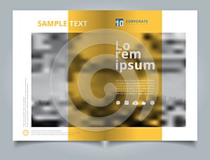 Brochure layout design template, Annual report, Leaflet, Advertising, poster, Magazine, Business for background