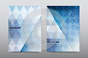 Brochure layout template flyer design vector, Magazine booklet cover abstract background